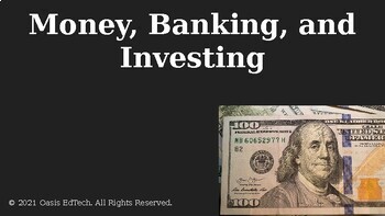 Preview of Money, Banking, Finance, and Investing PowerPoint
