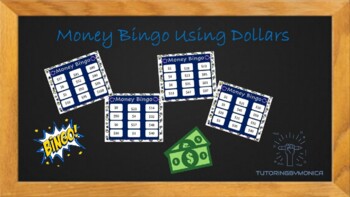 Preview of Money Bingo Using Dollars