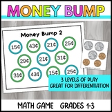 1st & 2nd Grade Money Games - Differentiated Bump Math Games