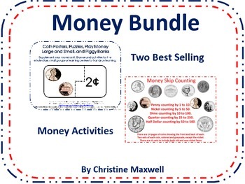 Preview of Money Bundle Unit of Two Best Selling Money and Coin Activities