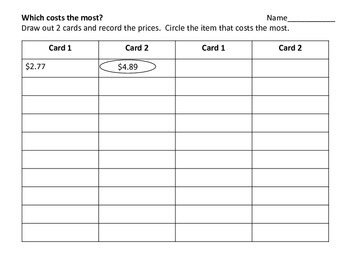 money center and worksheets with regrouping dollars and cents tpt