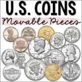 Money Clip Art - U.S. Coins - Moveable Pieces