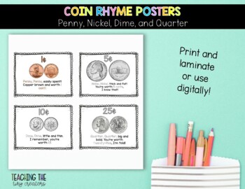 Preview of Money Coin Posters with Rhymes