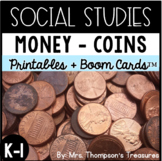Money & Coins - Kindergarten and 1st Social Studies Printa