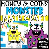 Money & Coins Math Craft | Monster Money Craft