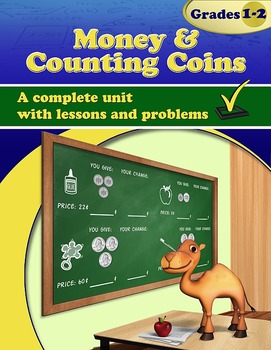 Preview of Money & Counting Coins, Grades 1 - 2 (Distance Learning)
