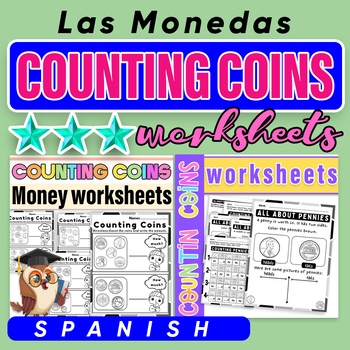 Preview of Money Worksheets Coin Counting | Counting Money and Making Change
