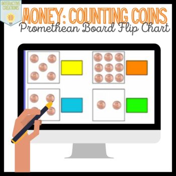 Preview of Money Counting Containers     { Promethean Board }