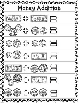 money counting money worksheets by bilingual teacher