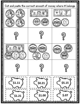 money counting money worksheets by bilingual teacher world tpt