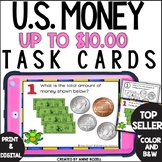 Counting Money Task Cards U.S. up to $10.00  | TPT Feature