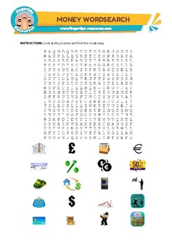 money vocabulary words worksheets teaching resources tpt