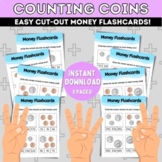 Counting Coins, Money Flashcards, Addition, Math, U.S. Cur