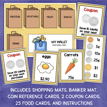Canadian Money Game | Counting Money | The Grocery Game by Fishyrobb