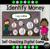 Money Game---Identifying Coins---Penny, Nickel, Dime, Quarter