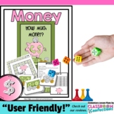 Money Game: Money Math Center Activity 2nd 3rd Grades