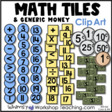 Math Clip Art Tiles Icons Generic Coins Bills | Images Col
