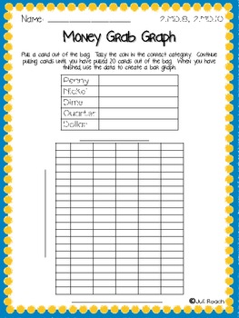 Money Grab Graphing ~2.MD.8 and 2.MD.10 by Juli Roach | TpT