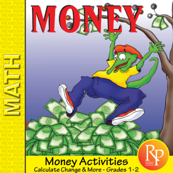 Preview of Beginning Money Skills: Gr 1 - 2 | Counting Coins | Matching Activitie | Adding