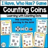 Coin Counting Activity Math Game with Counting Dots to Touch