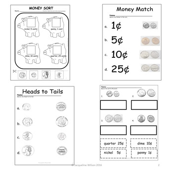 Money Identification by KinderjackJackie | Teachers Pay Teachers