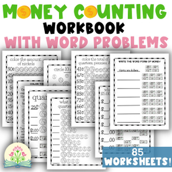 Preview of Money Identification Worksheets | Counting Money Worksheets 2nd Grade