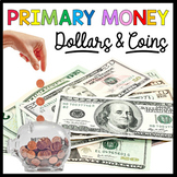 Money Kindergarten - First Grade Math Dollars and Coins So