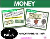 Money Learning Cards