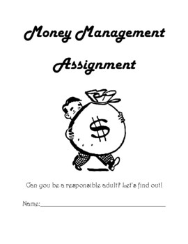 Preview of Money Management Assignment