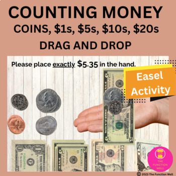 Preview of Money Management - Counting Money - Coins, $1s, $5s, $10s, $20s - IADLs - Adults