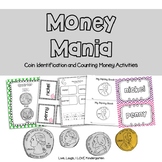 Money Mania: Coin Identification and Money Counting Activity Pack