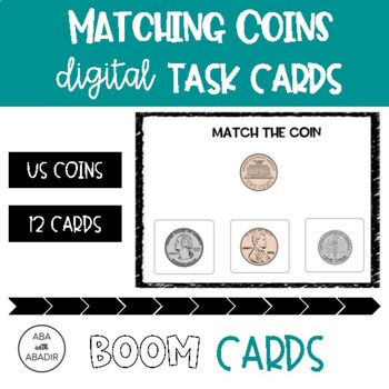 Preview of Money: Match the Coins Boom Cards