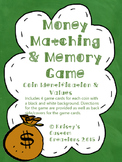 Money Matching & Memory Game- Coin Identifcation and Values
