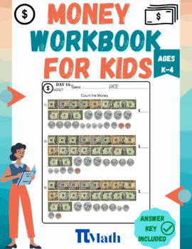 Preview of Money Math Activities and Worksheets: Counting & Comparing coins + Word Problems