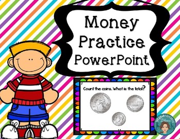 Preview of Money Math Counting Coins PowerPoint