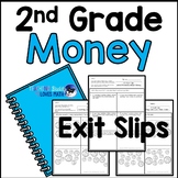 Money Math Exit Slips 2nd Grade