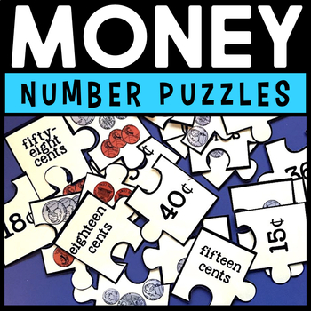 Preview of Money Math Puzzle Matching & Coin Identification