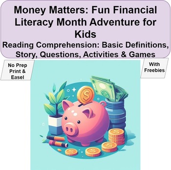 Preview of End of Year Activities: Fun Money Matters Games for Kids -No Prep Print & Easel