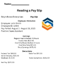 Money Matters: Learning to Read and Understand Pay Slips
