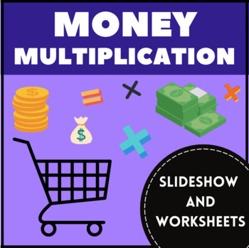 Preview of Money Multiplication Project - 1s, 2s, 5s, & 10s facts