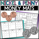 Coin Sorting Mat: Money Counting Nickels & Pennies Mats Co