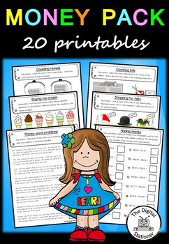 Preview of Money Pack – 20 printables (Measurement & Data)