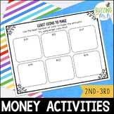 Money Activities, Printables, and Center Game
