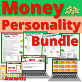 Money Personality Unit Bundle Resources Activities CTE Fin