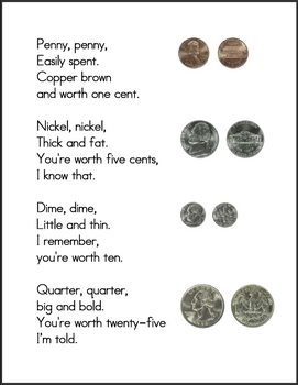 Preview of Money Poem