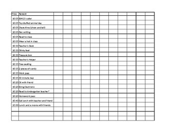 Preview of Money Positive Behavior System