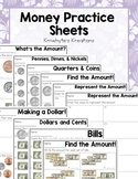 Money Practice Sheets & Quizzes