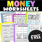 Free Money Worksheets - Counting Coins Activities 1st 2nd 