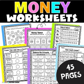 Money Worksheets by Teaching Second Grade | Teachers Pay Teachers