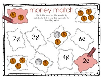 money printables and games fun with money packet by